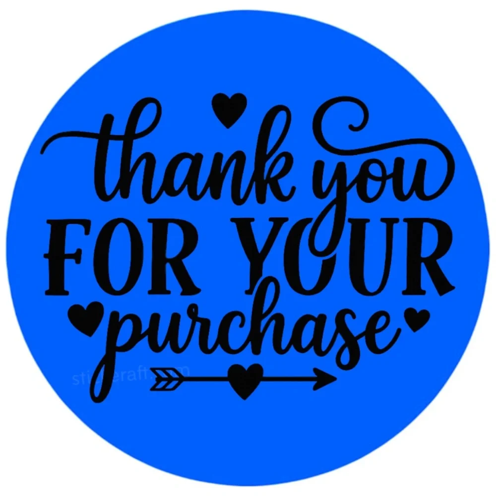Thank You for Your Purchase Stickers – 2" for Poshmark & Small Business – 100 PC - Picture 5 of 16